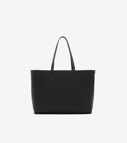 Medium Reversible Bloomsbury Tote in Black/calico beige