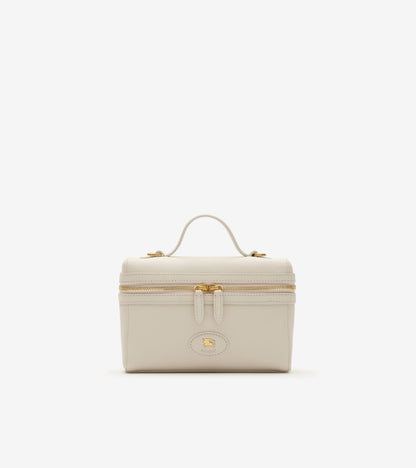 Bloomsbury Vanity Bag in Peat brown/sand beige