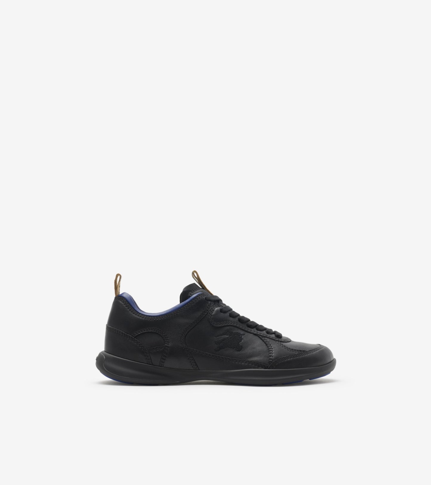Leather Matrix Sneakers in Black