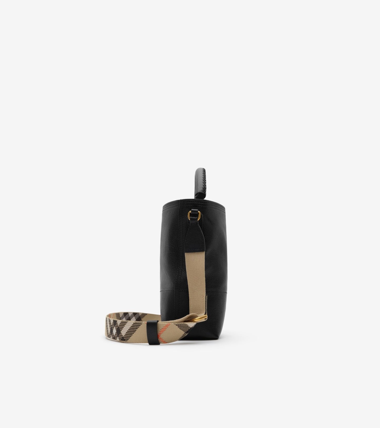 Mini B Clip Bucket Bag in Black