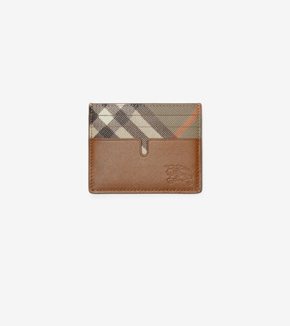 Tall Pop Check Card Case in Midnight blue