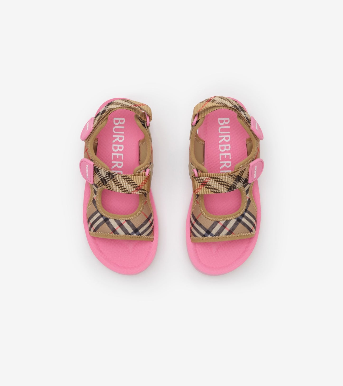Check Sandals in Sand beige/pink - Children