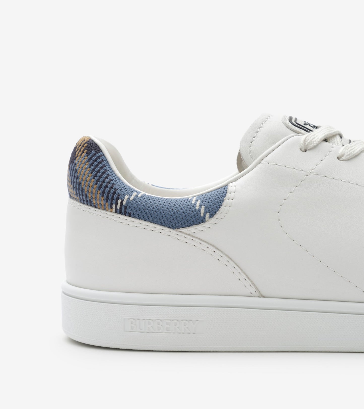 Leather Set Sneakers in Porcelain white/wave blue
