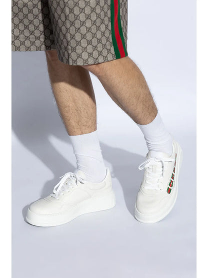logo-print sneakers