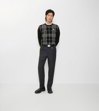 Wool Tailored Trousers in Brisk grey