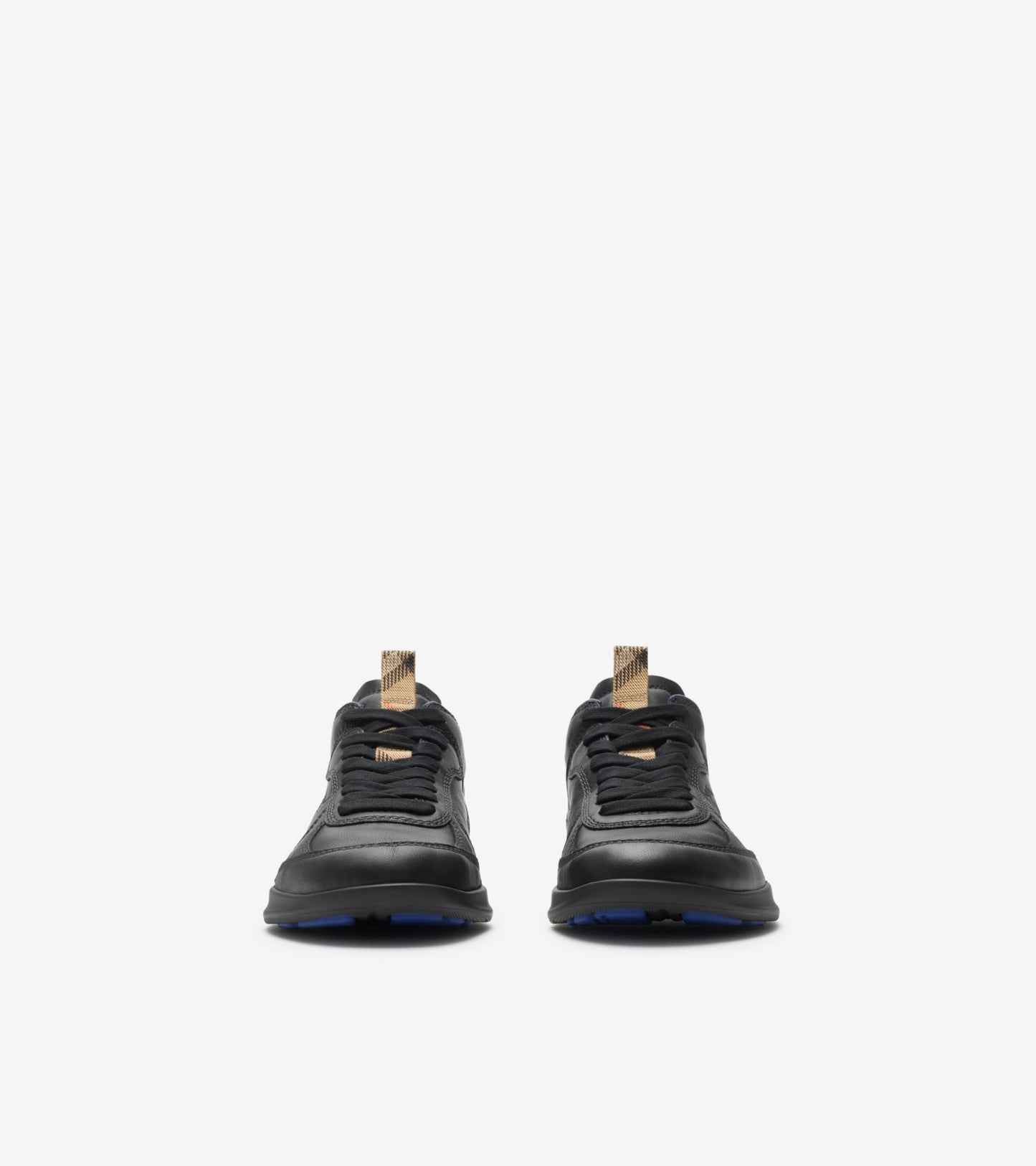 Leather Matrix Sneakers in Black