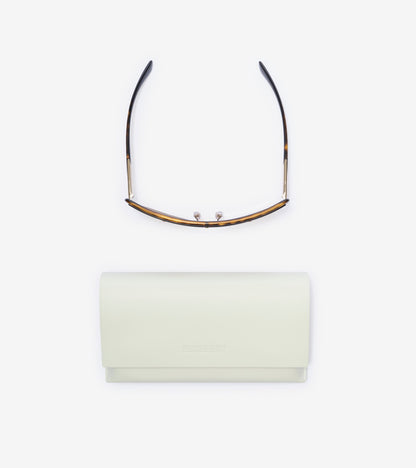 Mask Square Sunglasses in Dark havana