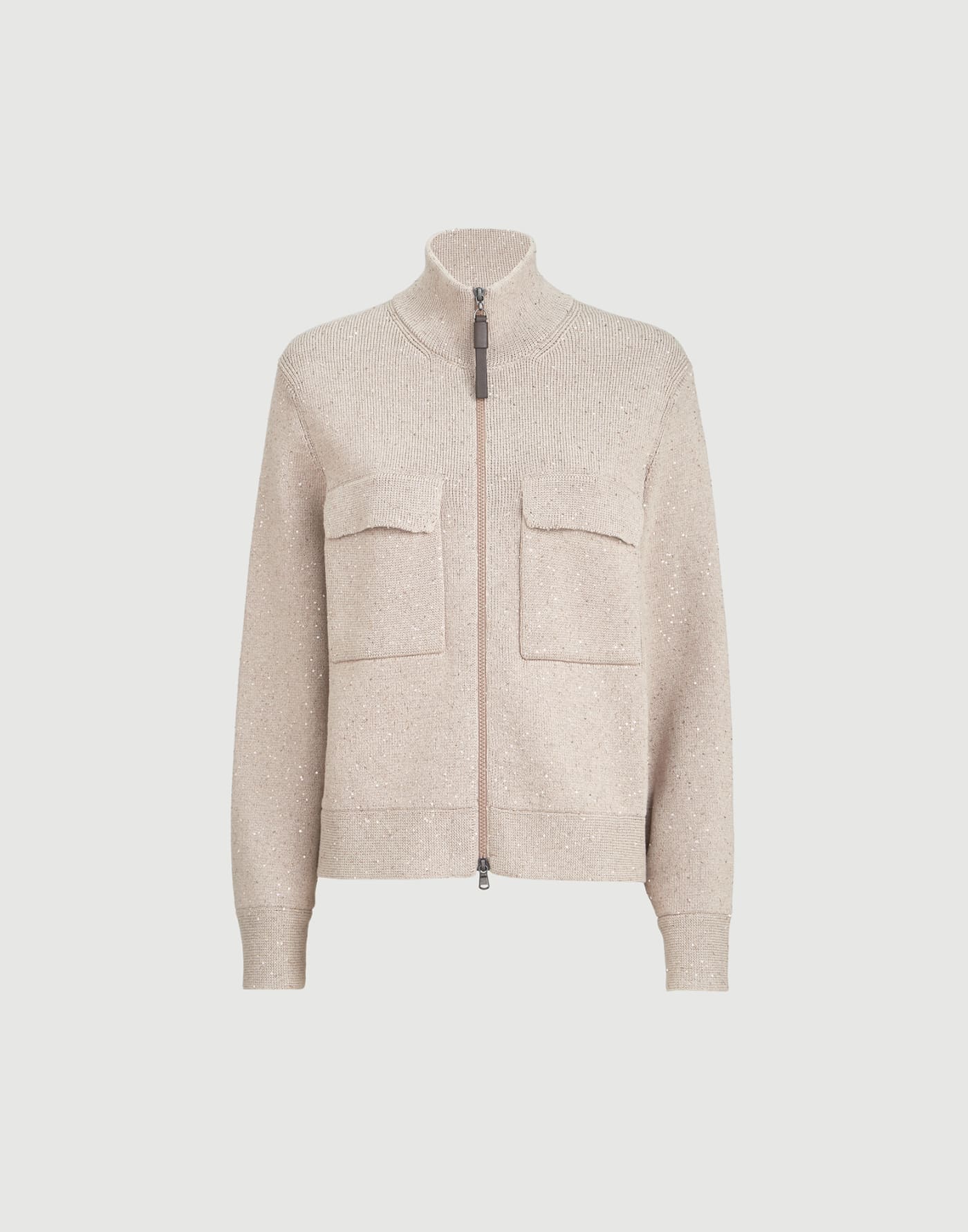 Cotton Diamond yarn double knit outerwear jacket