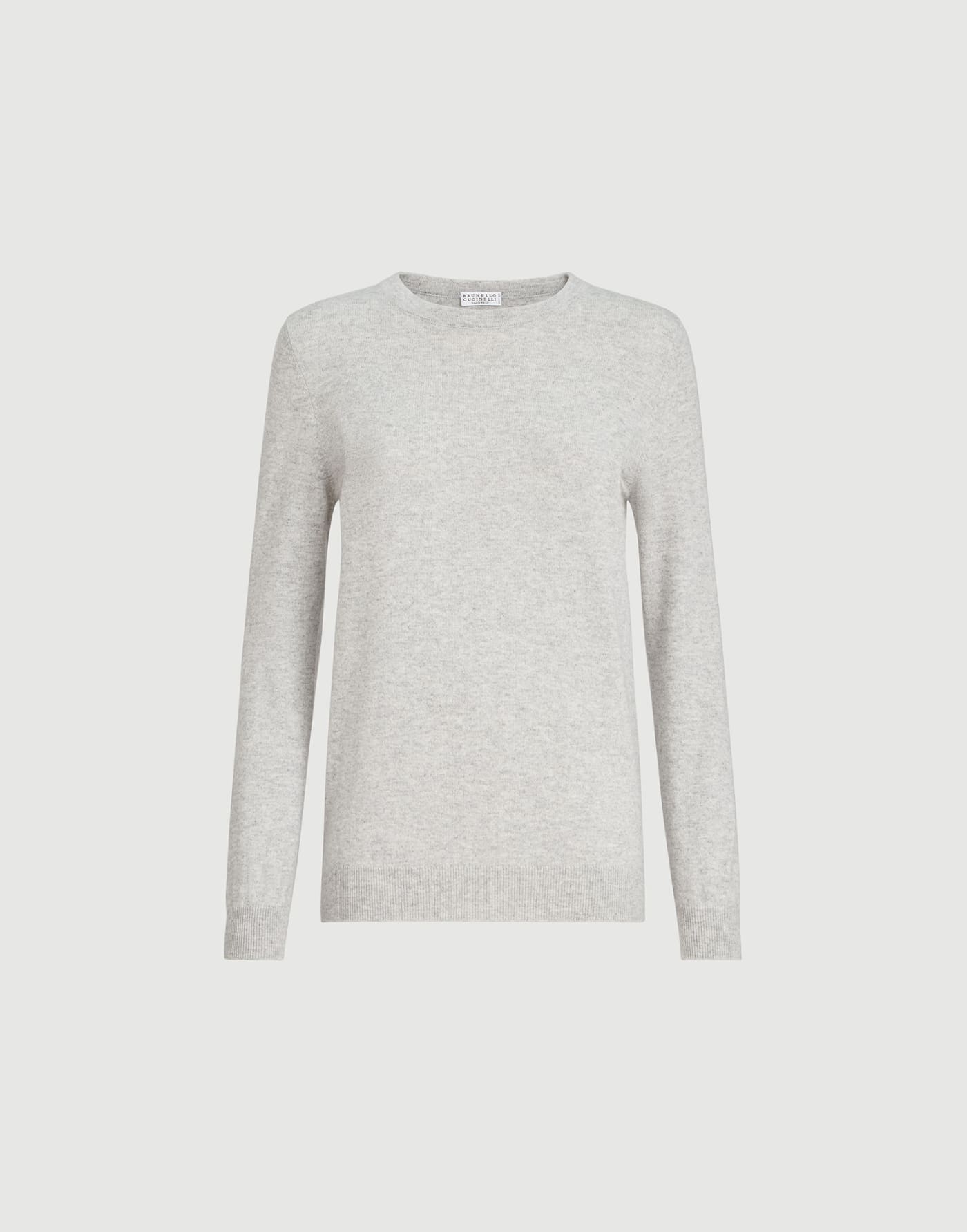 Cashmere sweater with monili