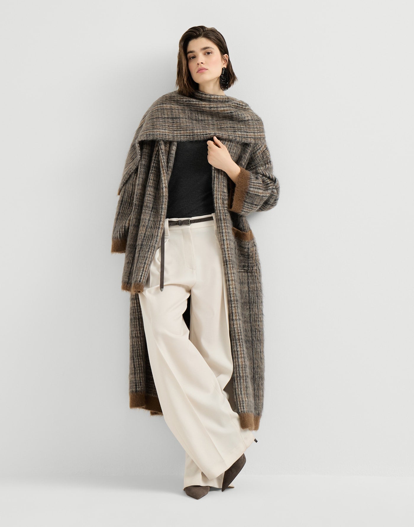 Cashmere and silk lightweight sweater