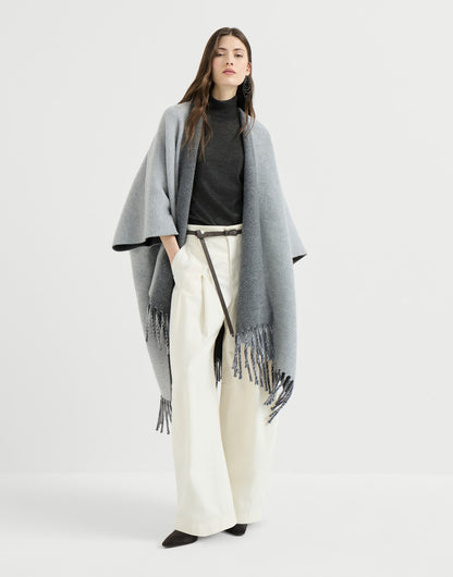 Cashmere and silk lightweight turtleneck sweater