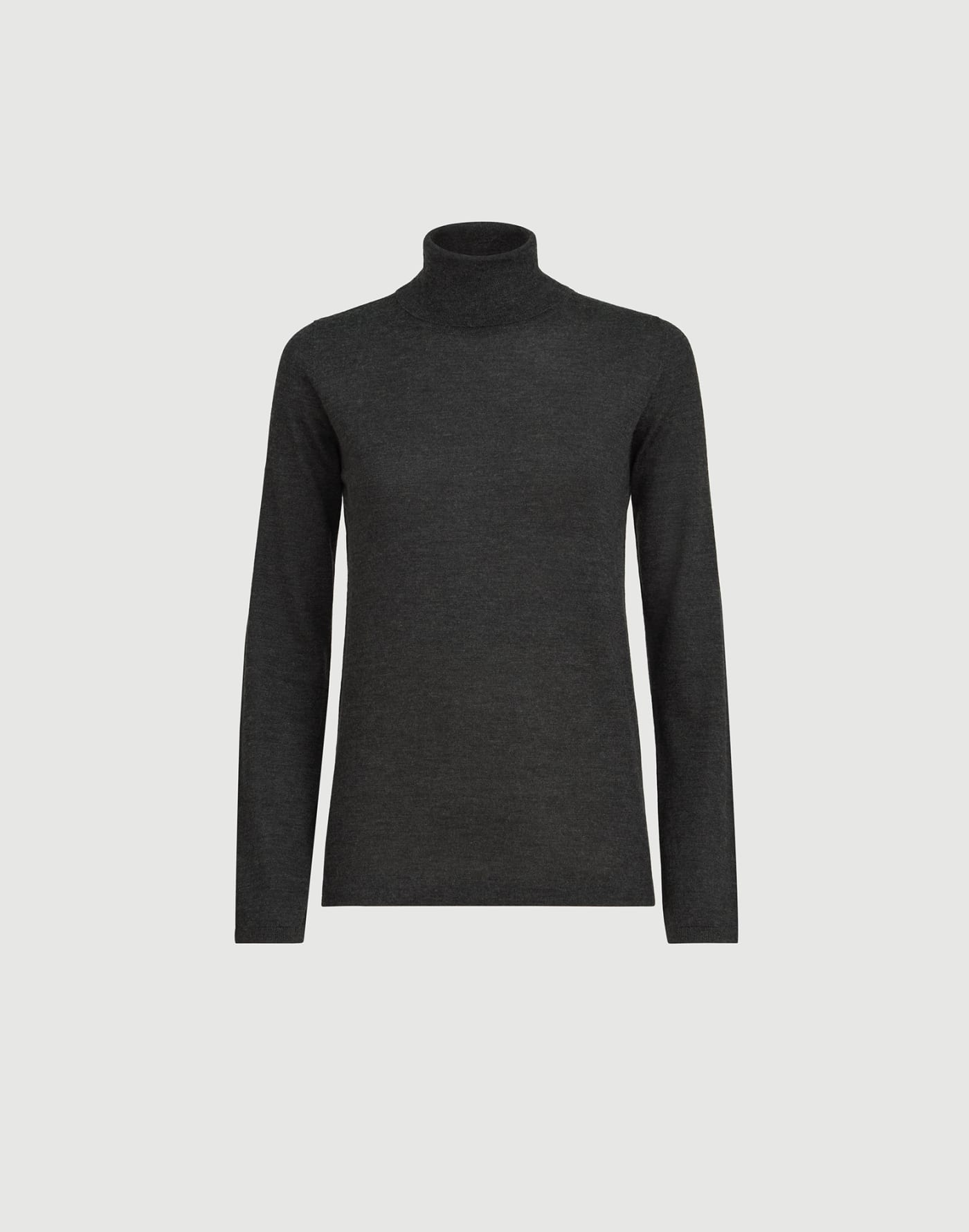 Cashmere and silk lightweight turtleneck sweater