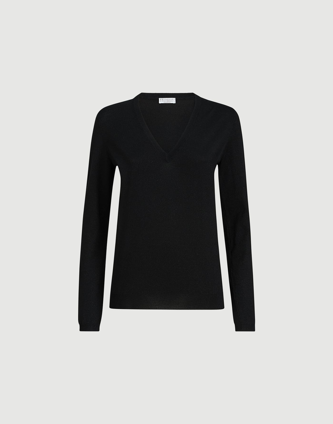 Cashmere and silk sparkling lightweight sweater