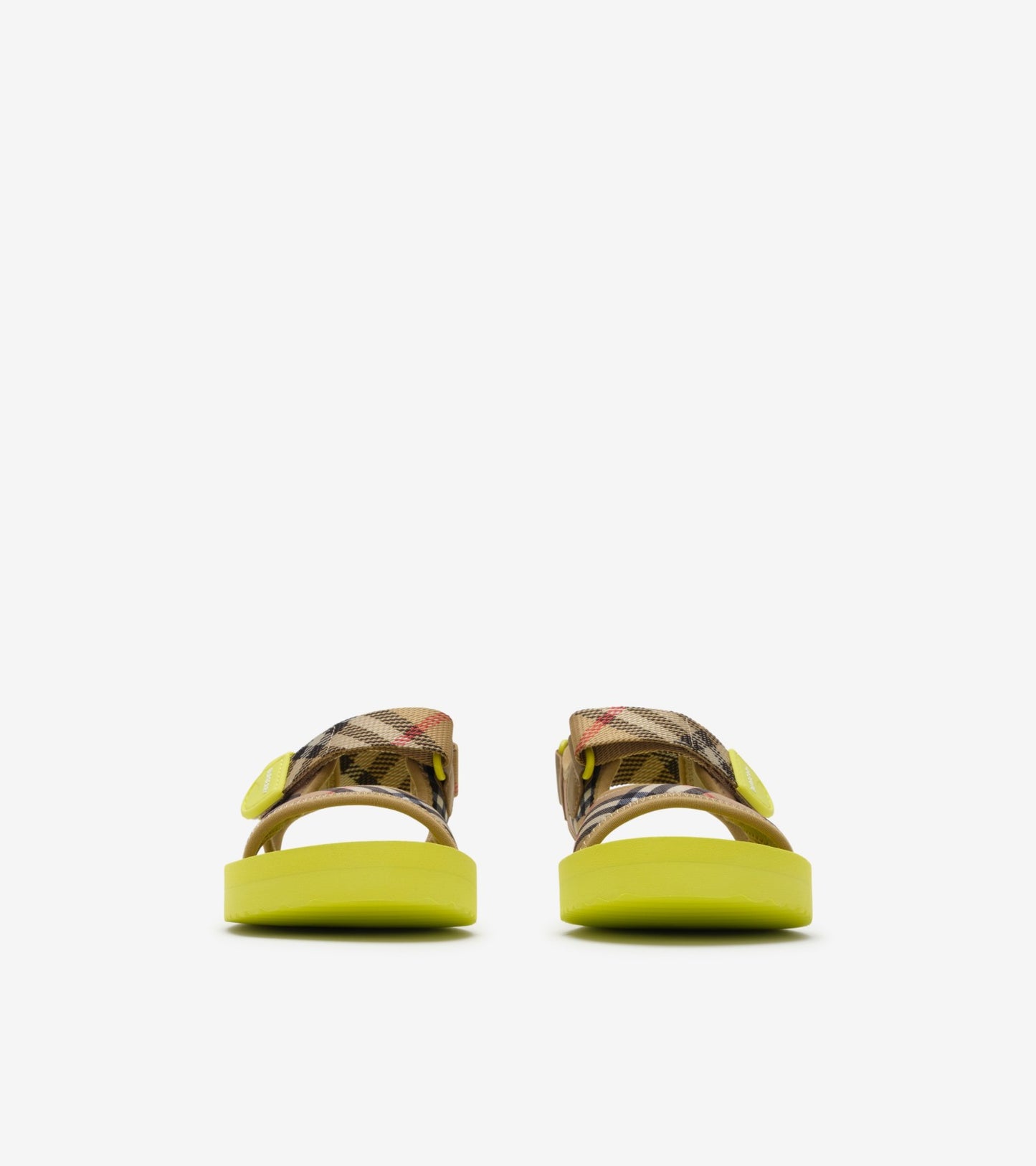 Check Sandals in Sand beige/green - Children