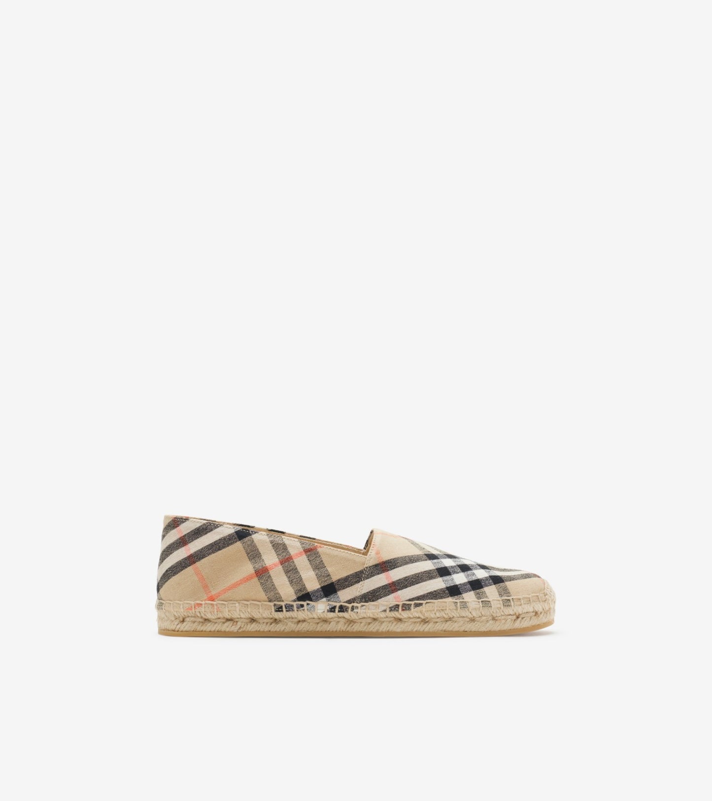 Check Mews Espadrilles in Aubergine purple