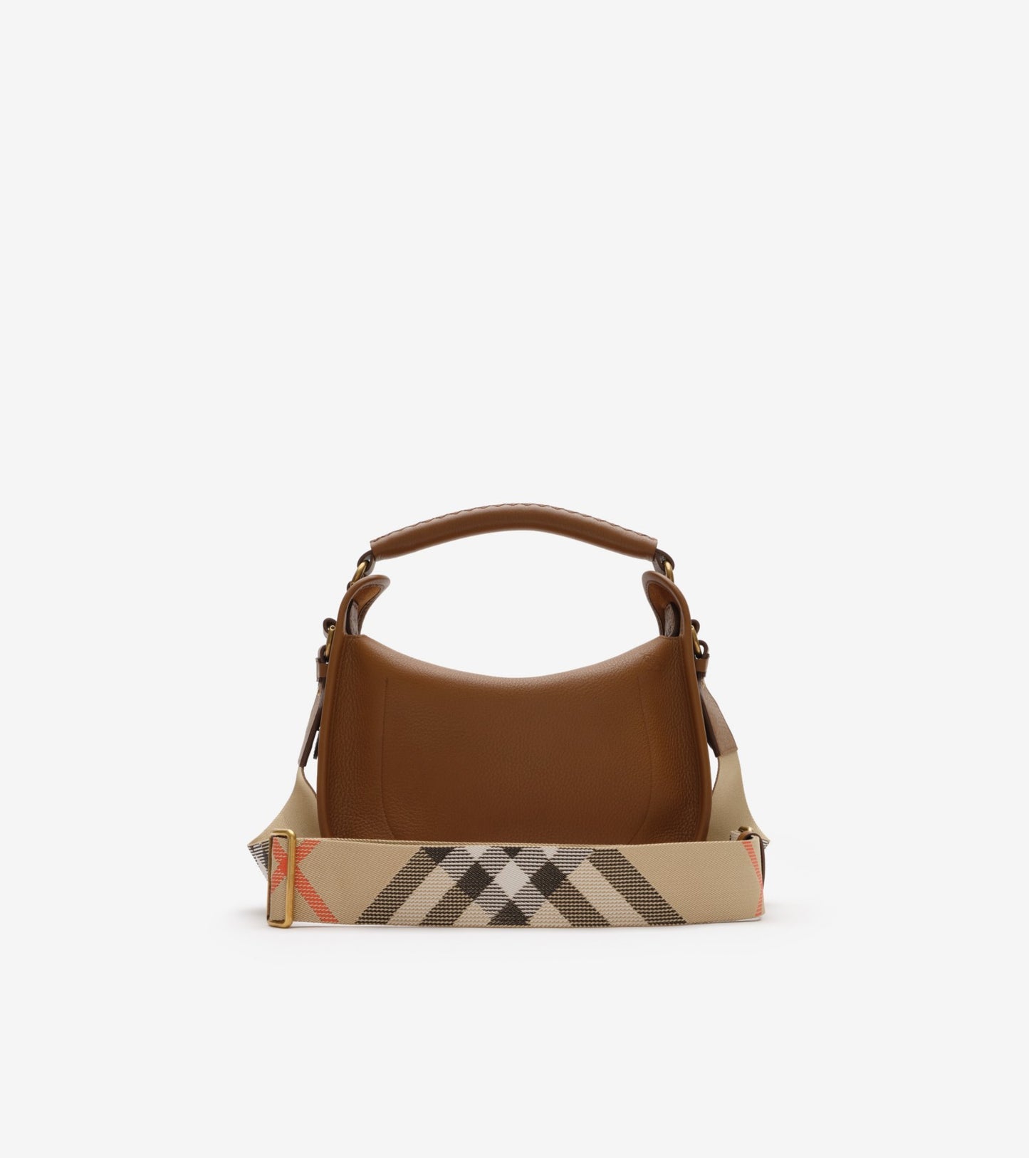 Small B Clip Messenger Bag in Hazel brown