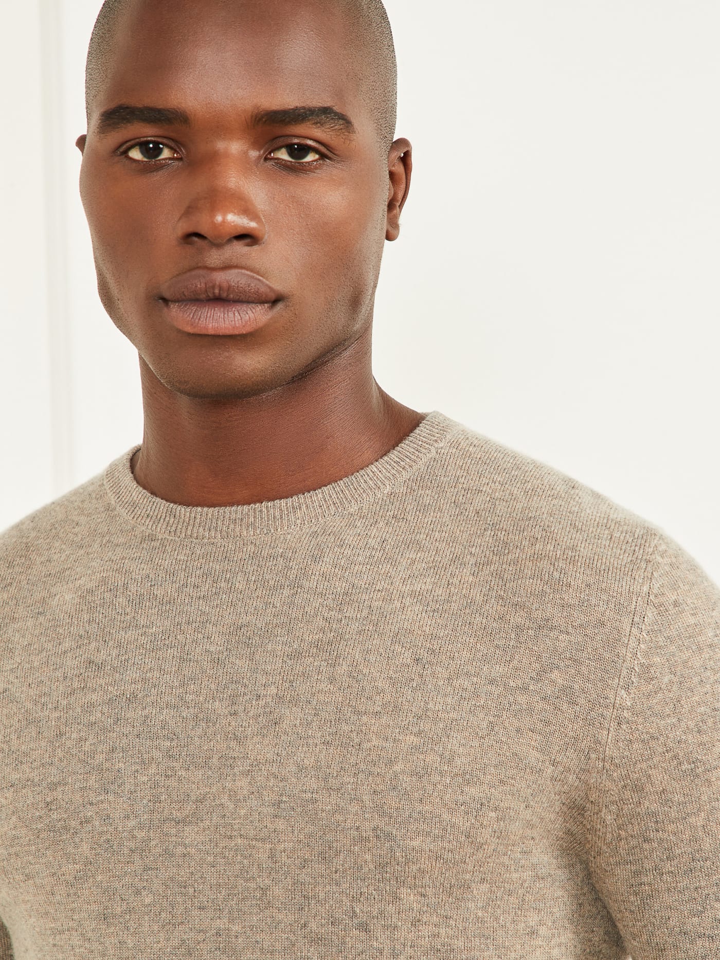 Cashmere-Blend Crewneck Sweater