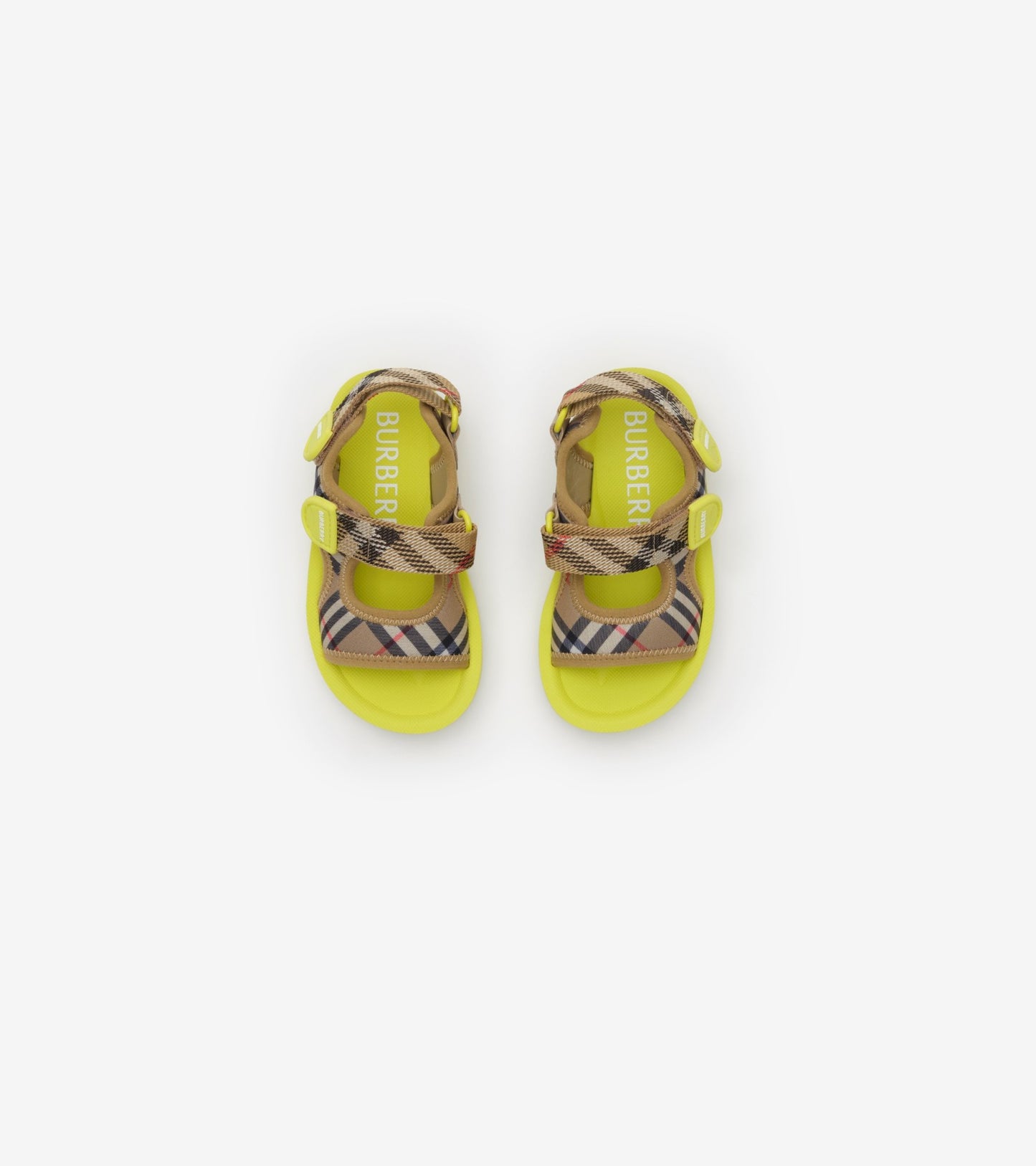 Check Sandals in Sand beige/green - Children