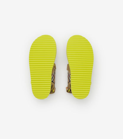 Check Sandals in Sand beige/green - Children