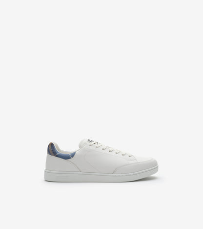 Leather Set Sneakers in Black/wave blue