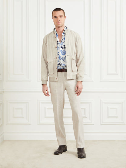 Suede Leather Flight Jacket