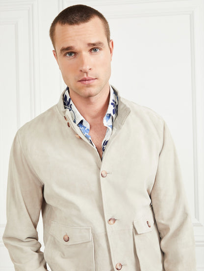 Suede Leather Flight Jacket