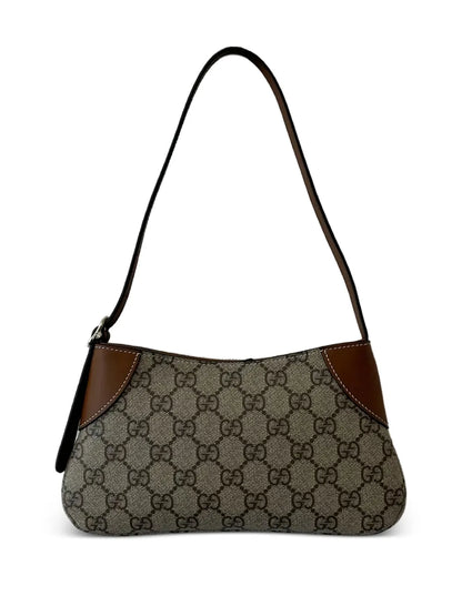 small GG Emblem monogram leather shoulder bag