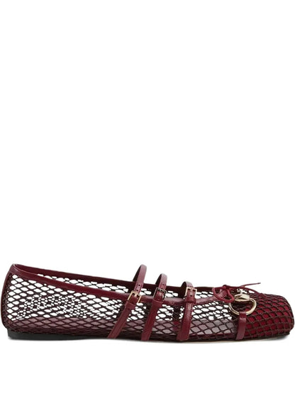 strap-detail ballet sandals