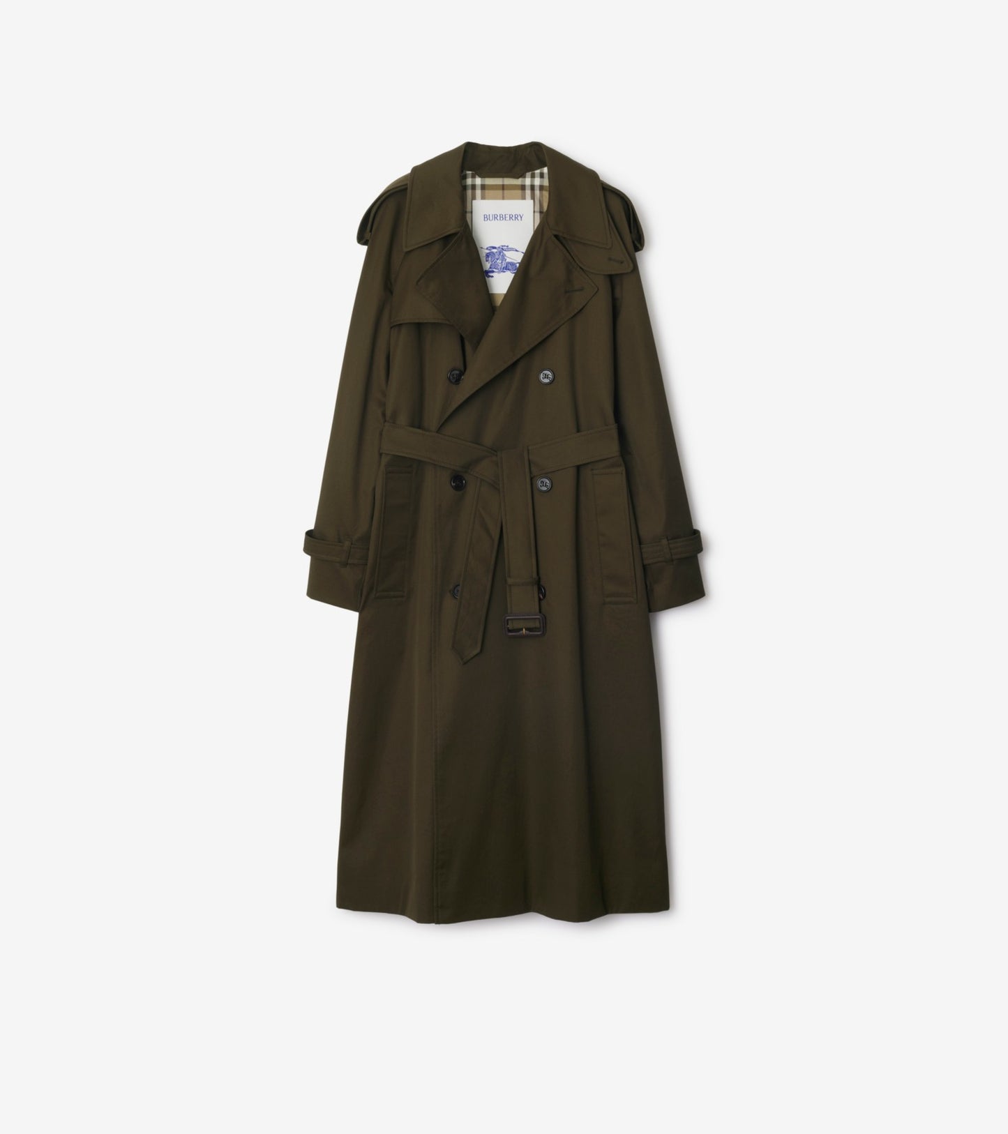Long Castleford Trench Coat in Beige