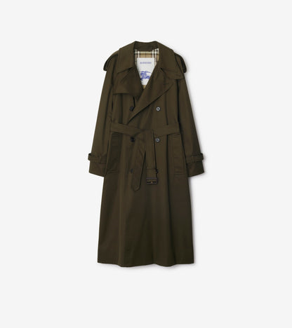 Long Castleford Trench Coat in Beige