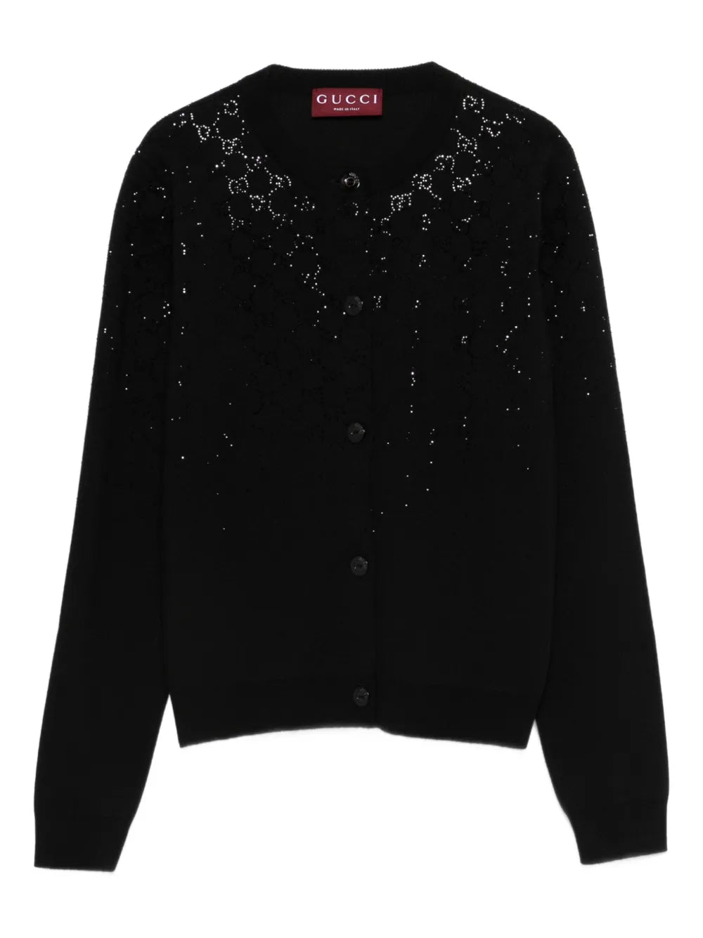 embellished button knitwear