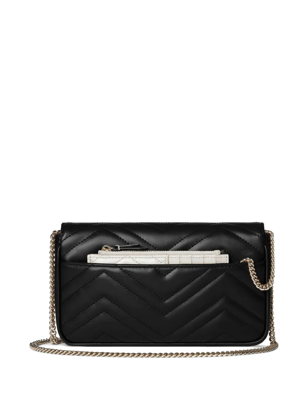 small GG Marmont chevron chain shoulder bag
