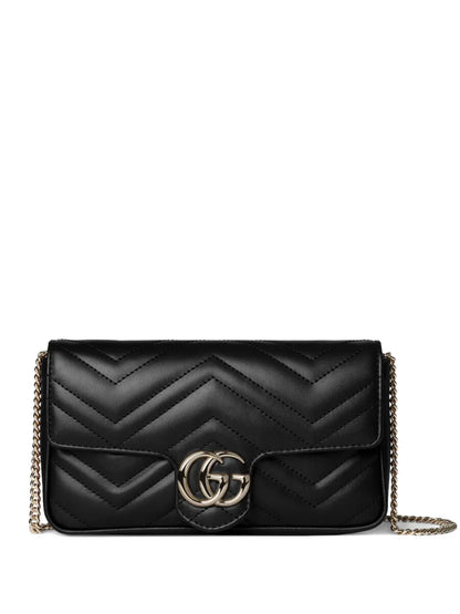 small GG Marmont chevron chain shoulder bag