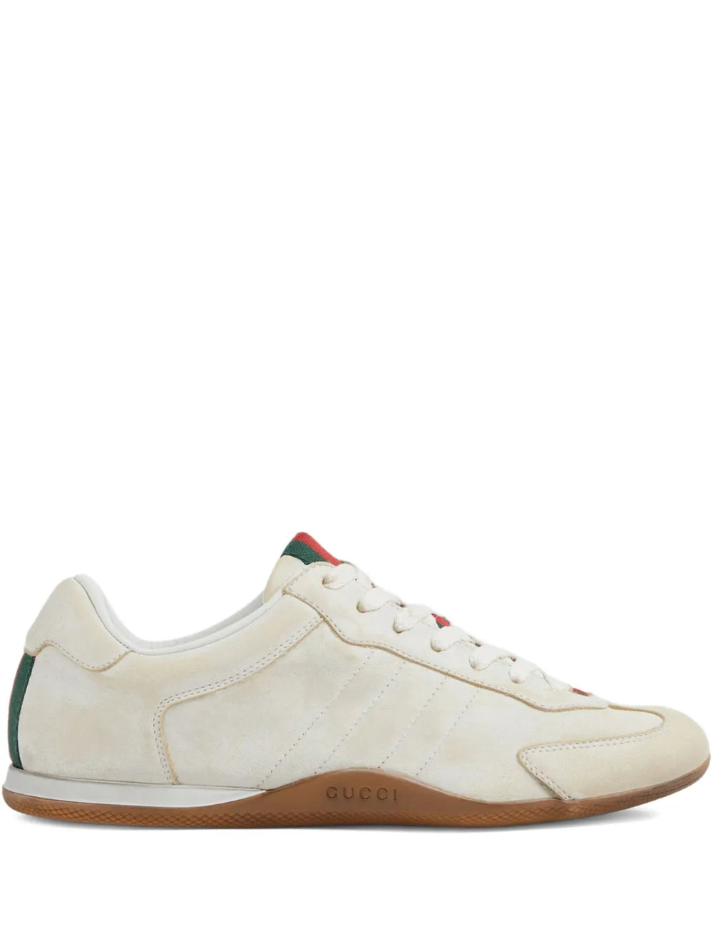 Shift lace-up leather sneakers