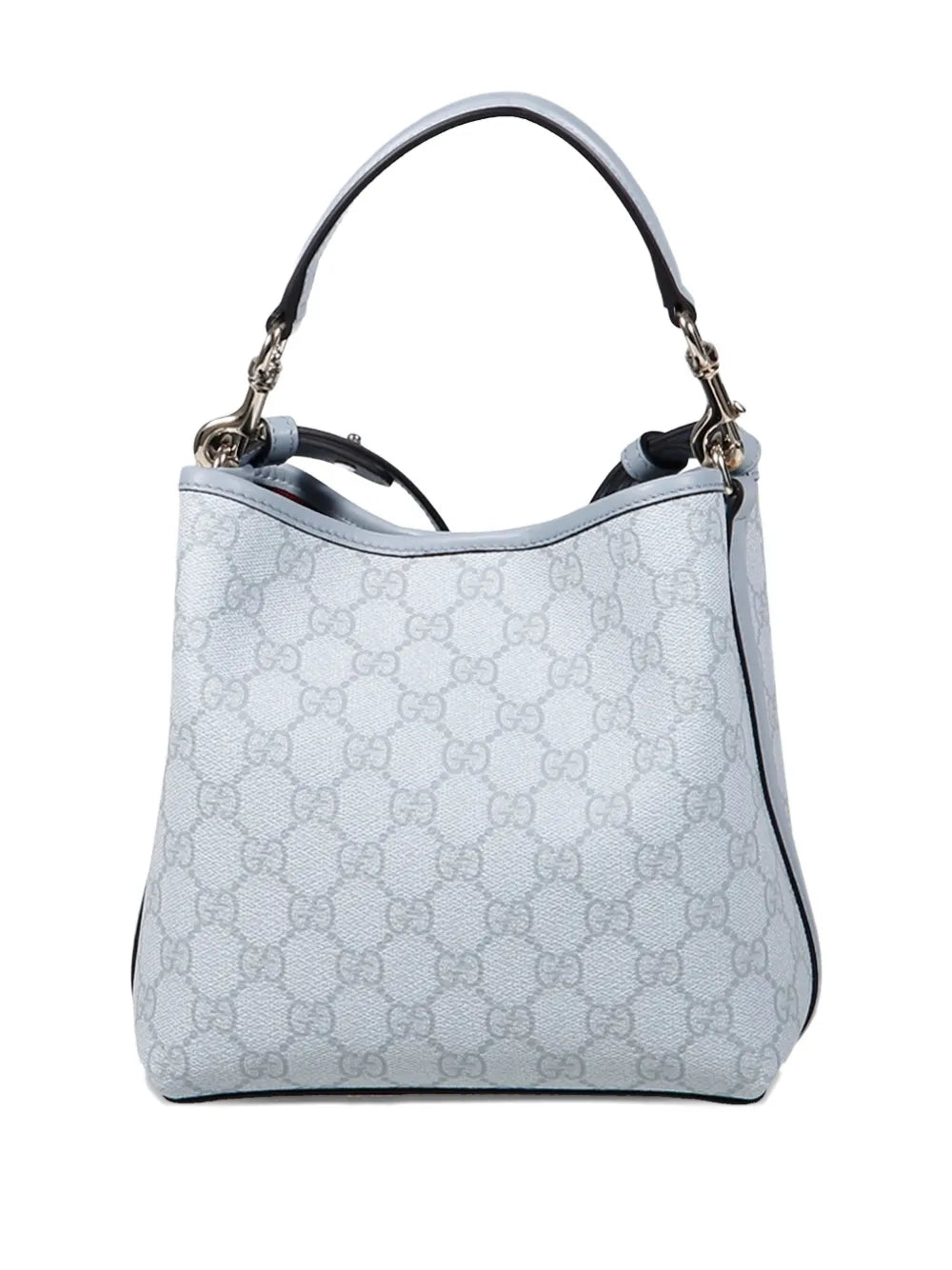 small monogram top-handle tote bag
