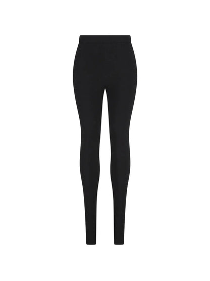 gg motif ribbed leggings