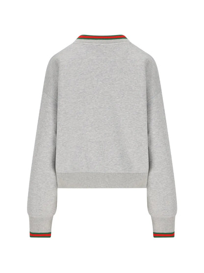 V-neck sweatshirt