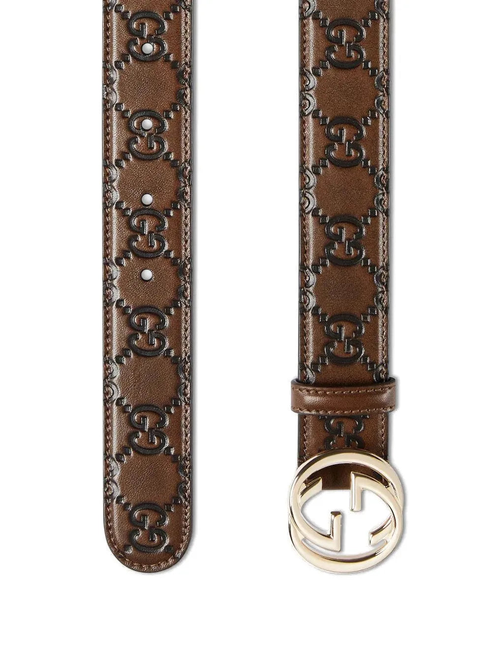 Interlocking G-buckle belt