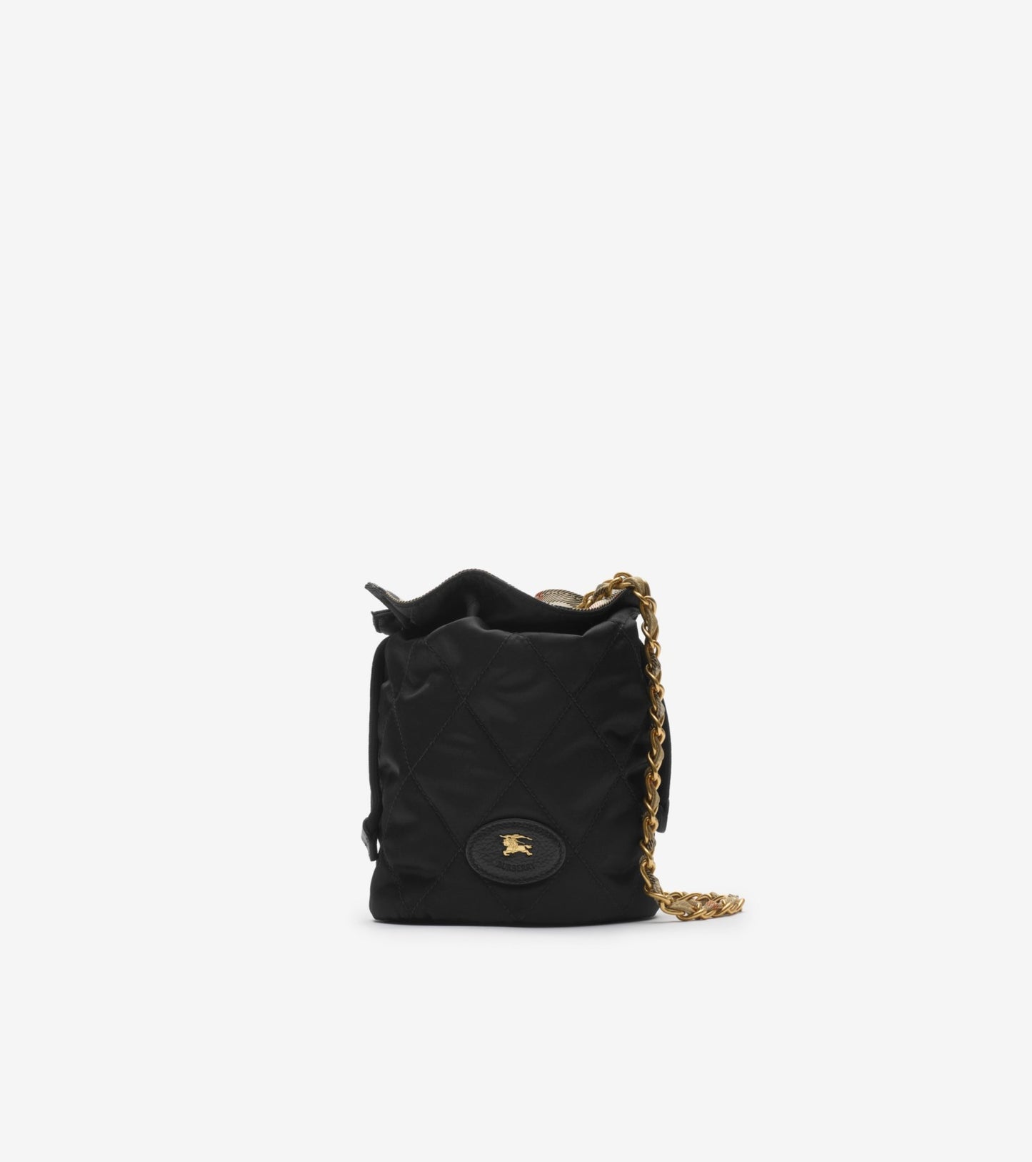Horseshoe Chain Pouch in Black