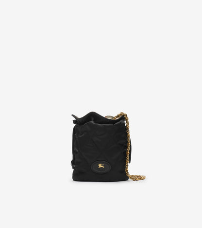 Horseshoe Chain Pouch in Black