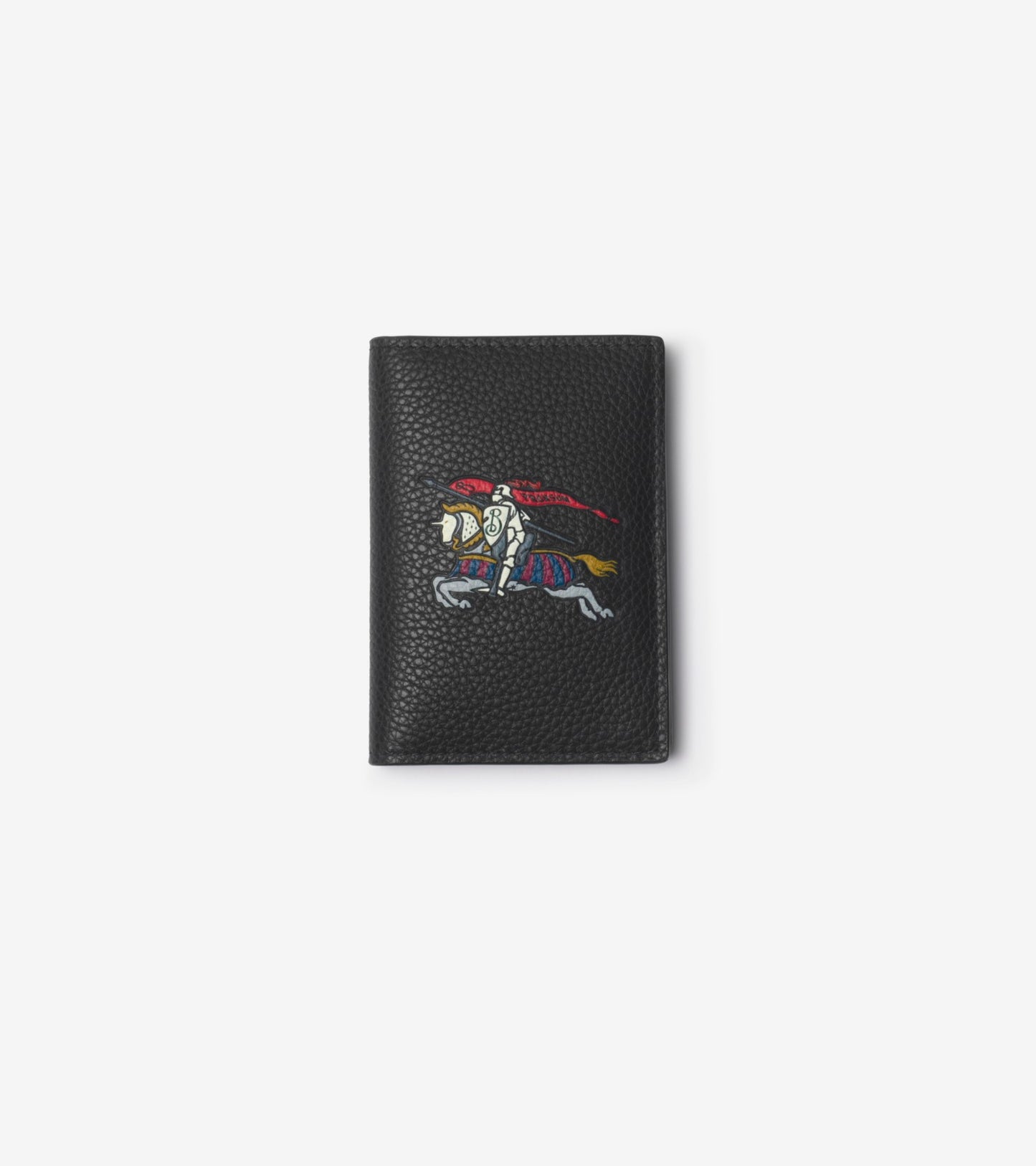 Knight Folding Card Case in Black