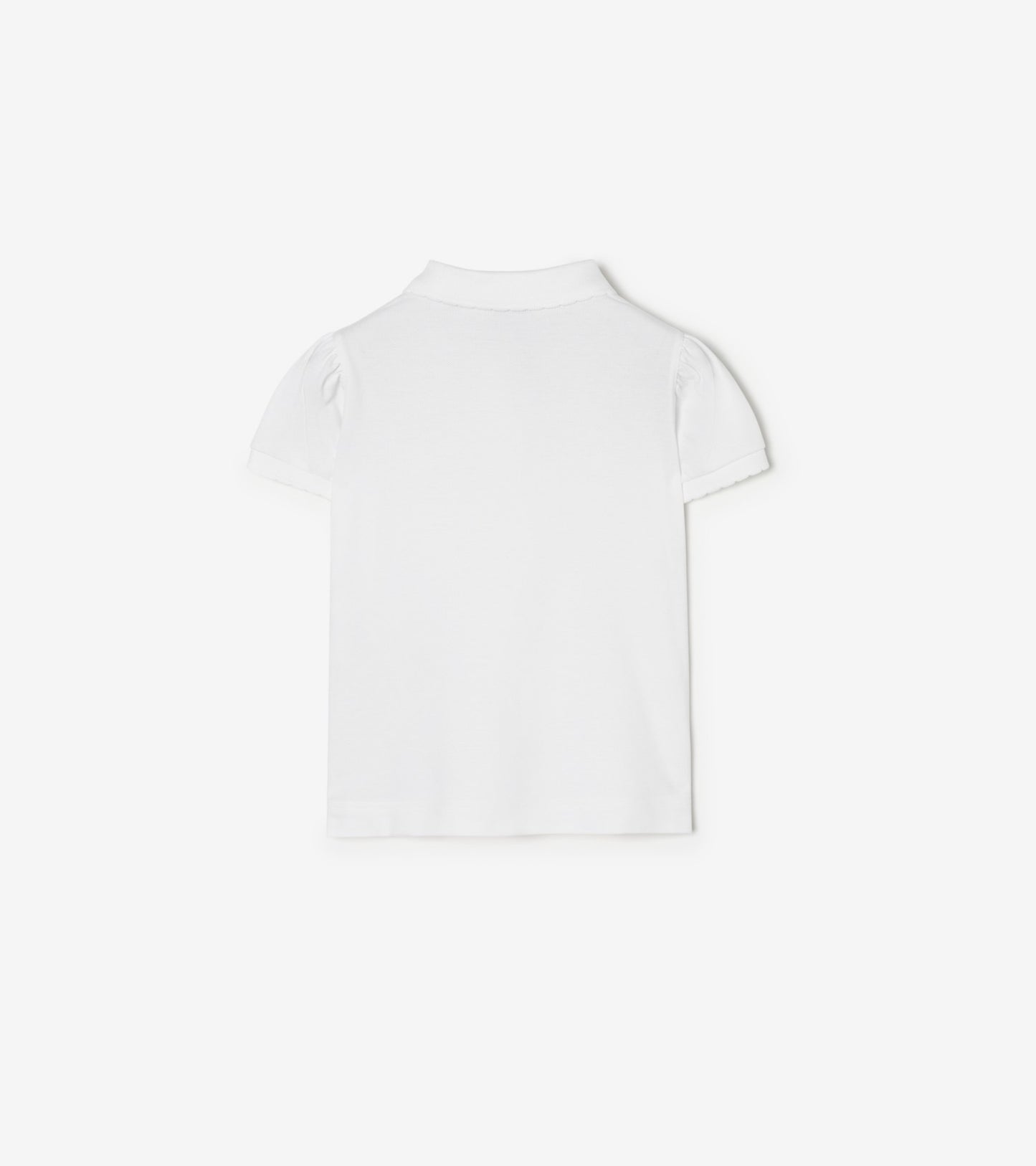 Cotton Polo Shirt in White