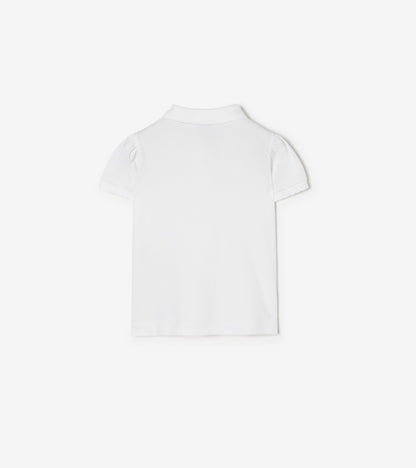 Cotton Polo Shirt in White