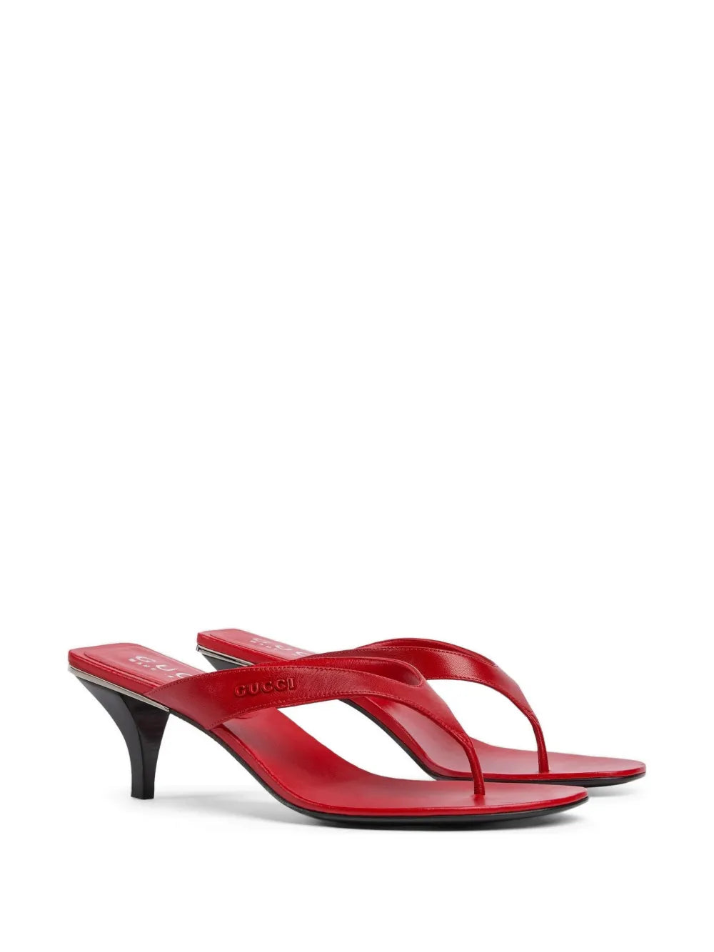 55mm Vittoria leather heeled sandals