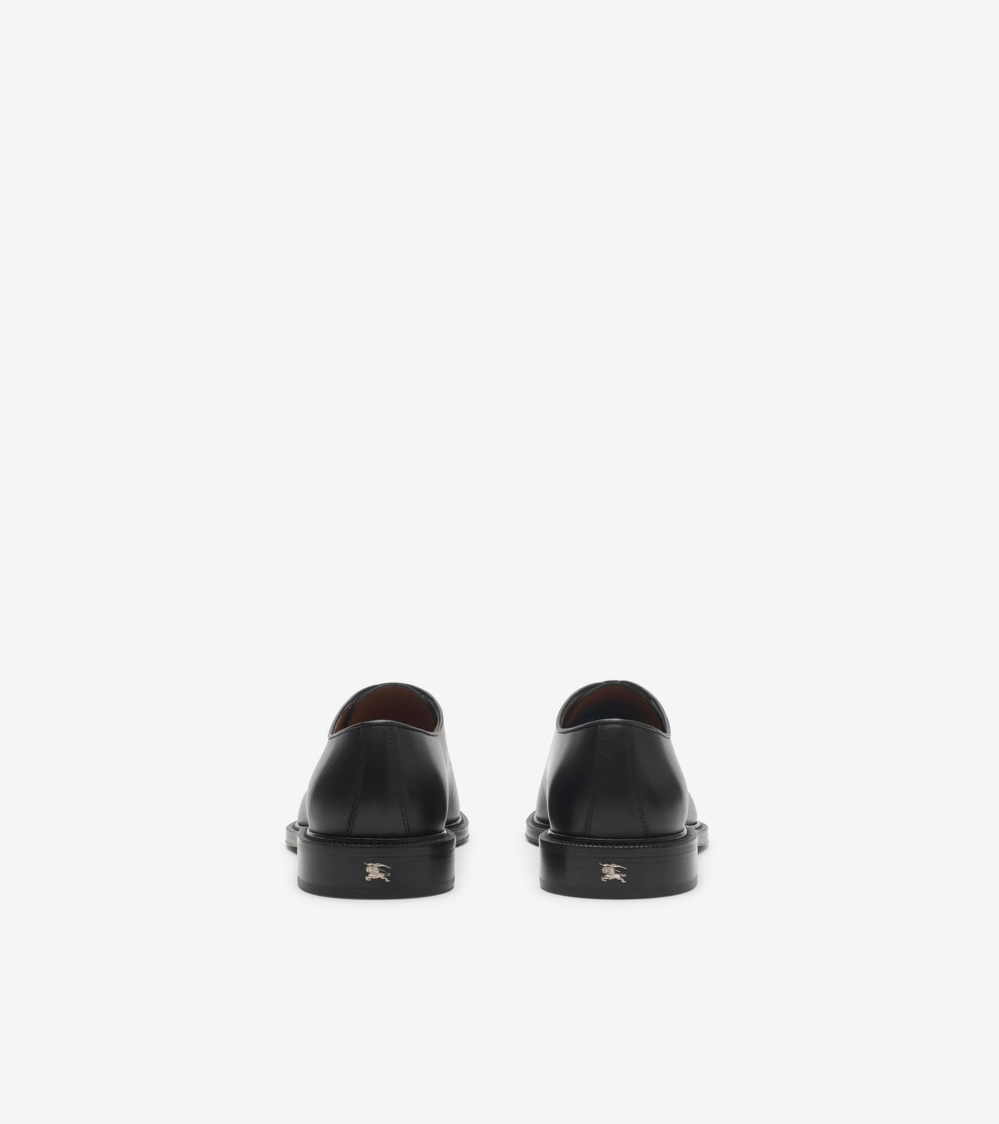 Leather Manor Derby Shoes in Black