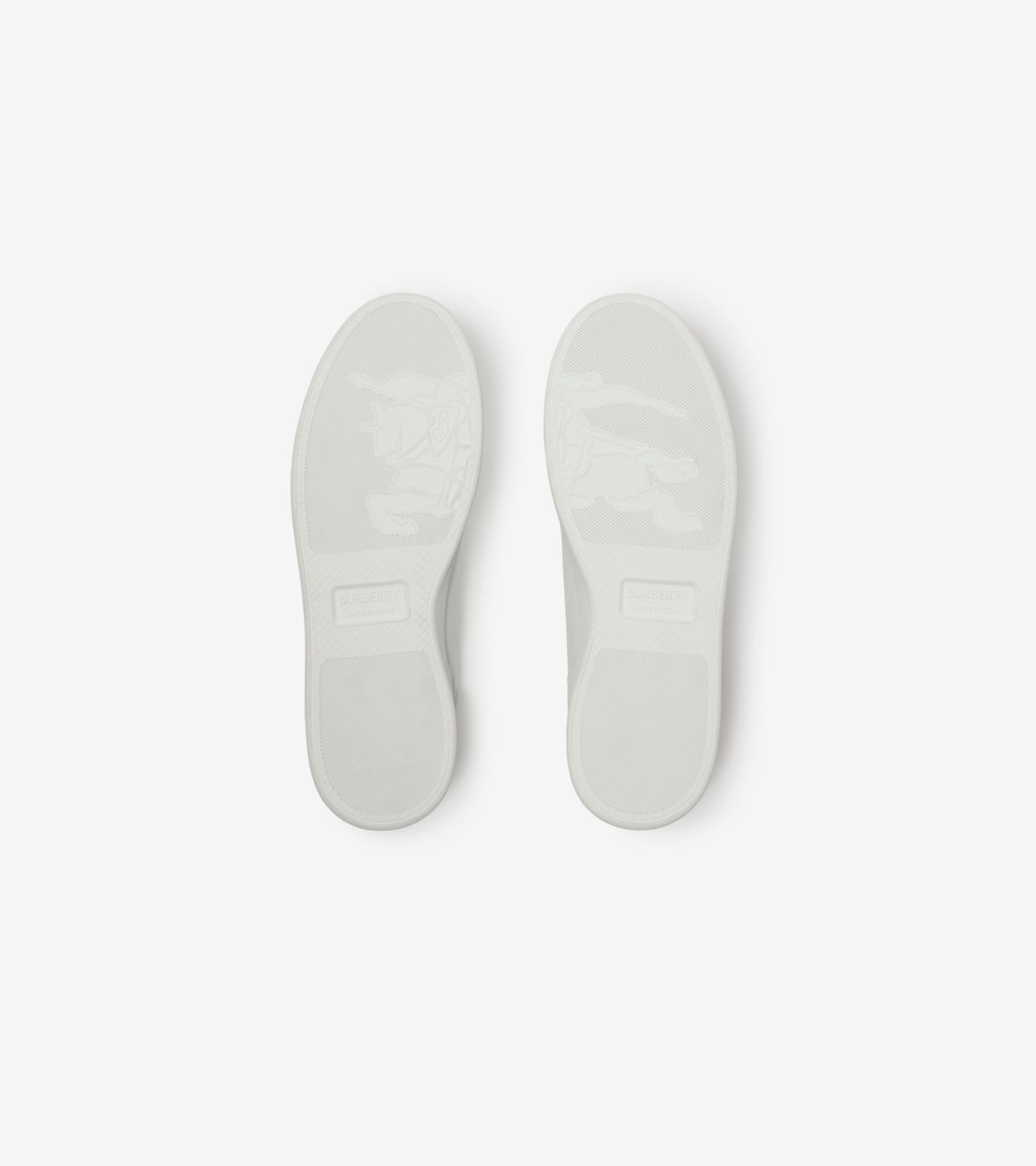 Leather Set Sneakers in White/sand beige