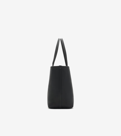 Medium Reversible Bloomsbury Tote in Black/calico beige