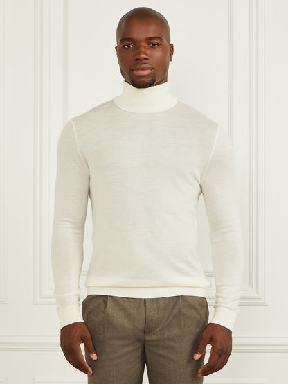 Merino Wool Turtleneck Sweater