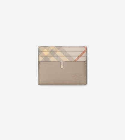 Tall Pop Check Card Case in Midnight blue
