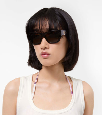 EKD Cat-eye Sunglasses in Dark havana